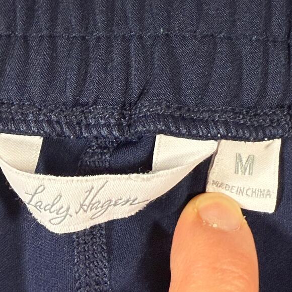 Lady Hagen Golf Skirt Women's Medium Navy Blue with Built in Shorts - Picture 4 of 9